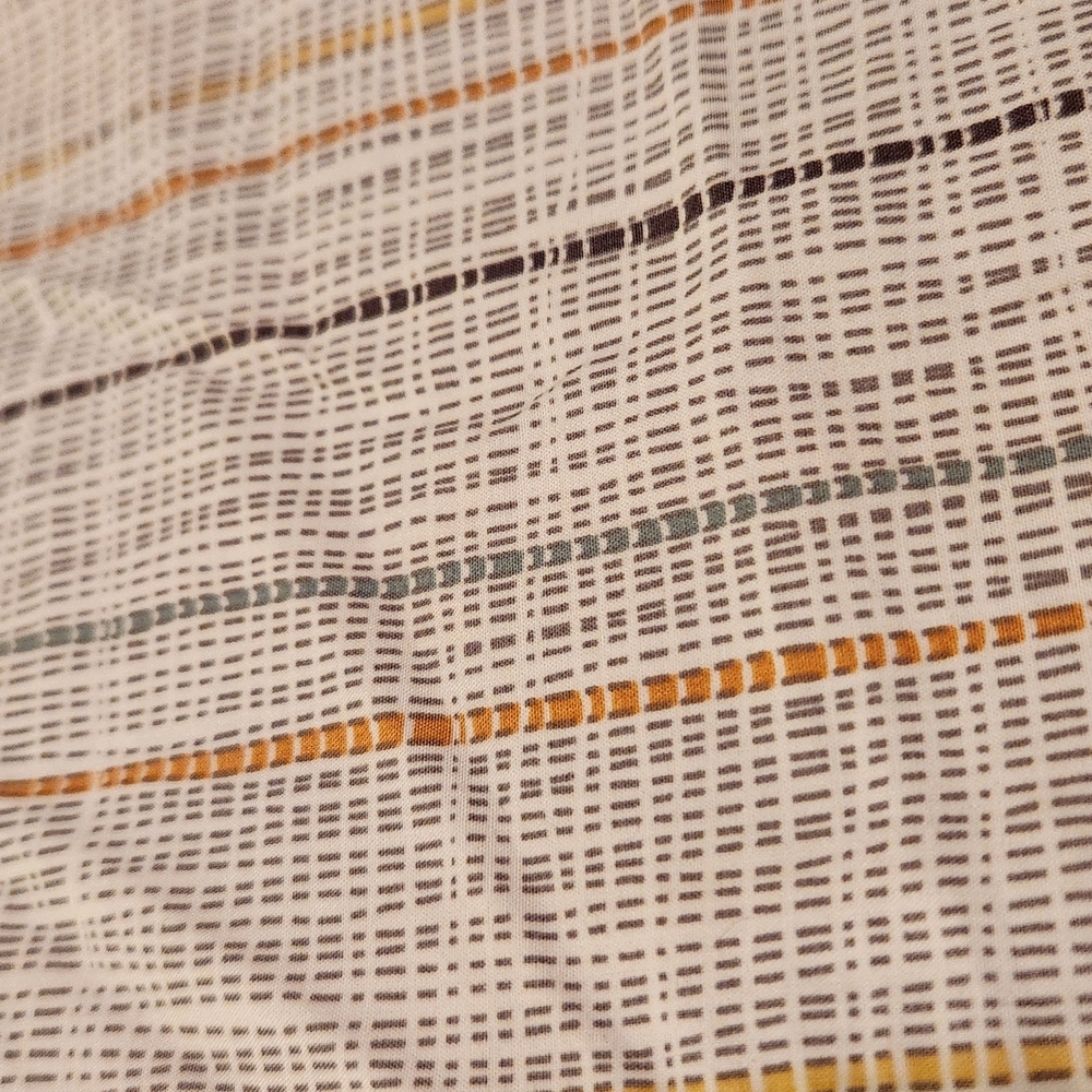 IKEA Striped Duvet Cover in Beige and Light Blue - Picture 2 of 2